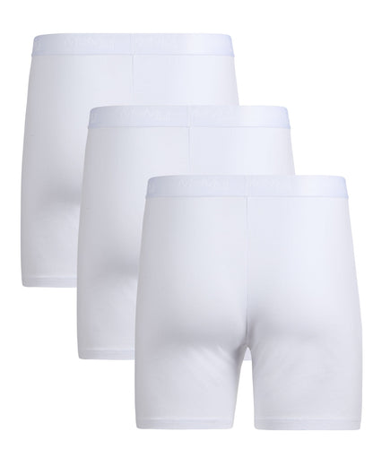 3 Pair Men's Cool Cotton Stretch Classic-Fit Tag-Free Boxer Shorts