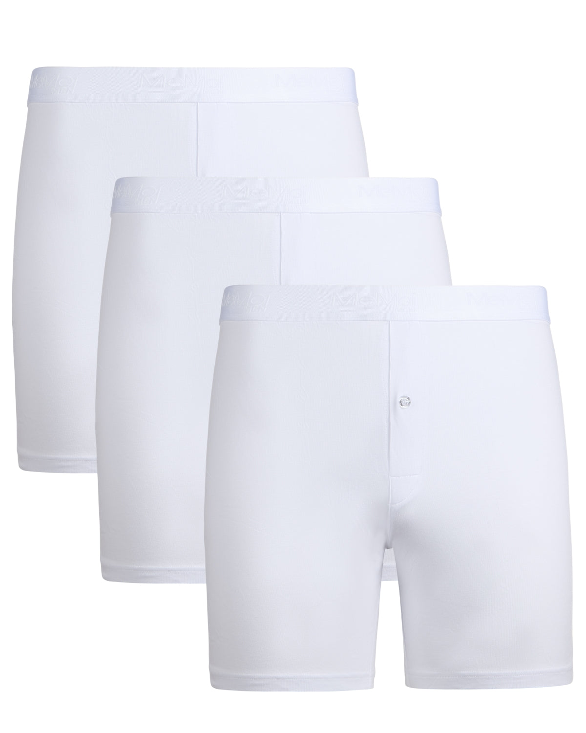 3 Pair Men's Cool Cotton Stretch Classic-Fit Tag-Free Boxer Shorts