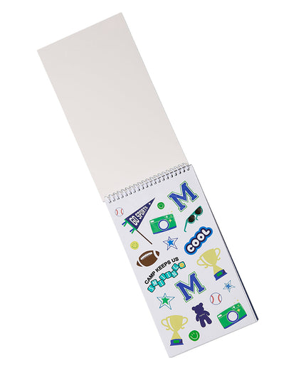 Kids Camp Seal-and-Send Stationery Set with 36 Sheets and 40 Stickers
