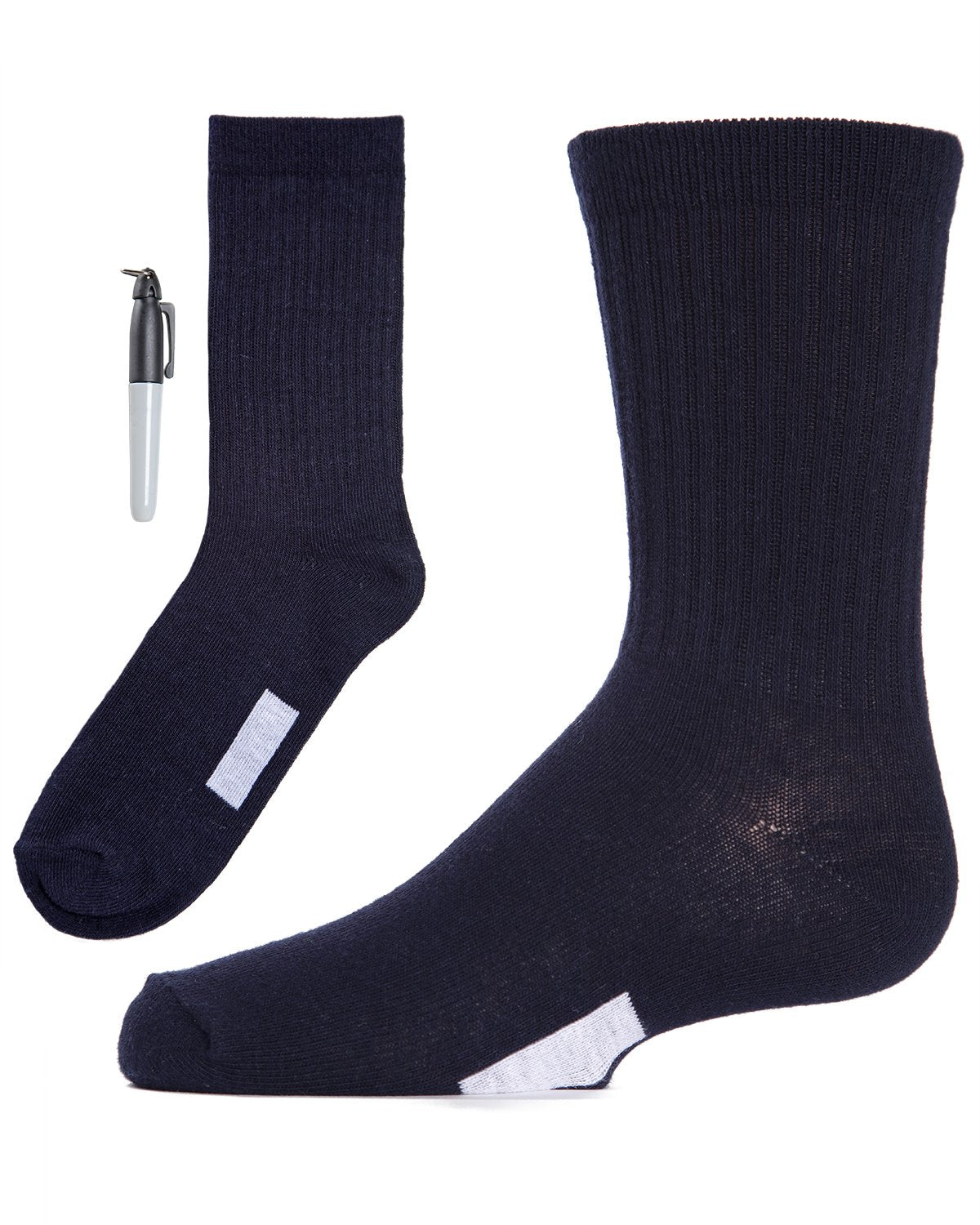 Write On Camp Kids Cotton Blend Crew Sock 3-Pack