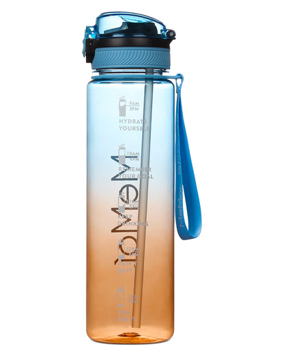 MeMoi Promo Straw Water Bottle