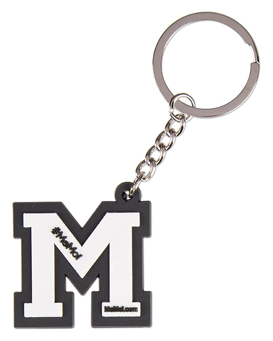 MeMoi "M" Split Ring Keychain