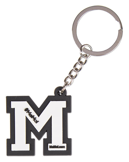 MeMoi "M" Split Ring Keychain