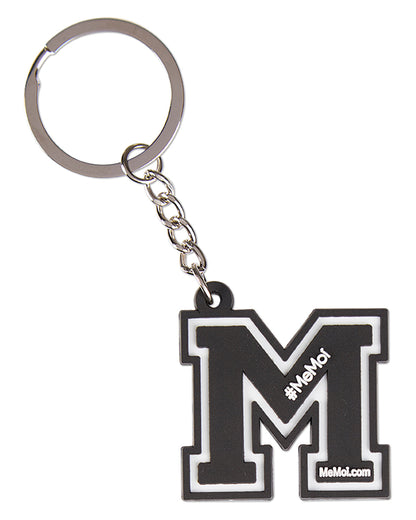 MeMoi "M" Split Ring Keychain