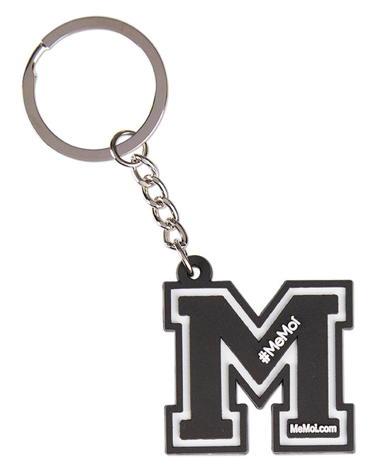 MeMoi "M" Split Ring Keychain
