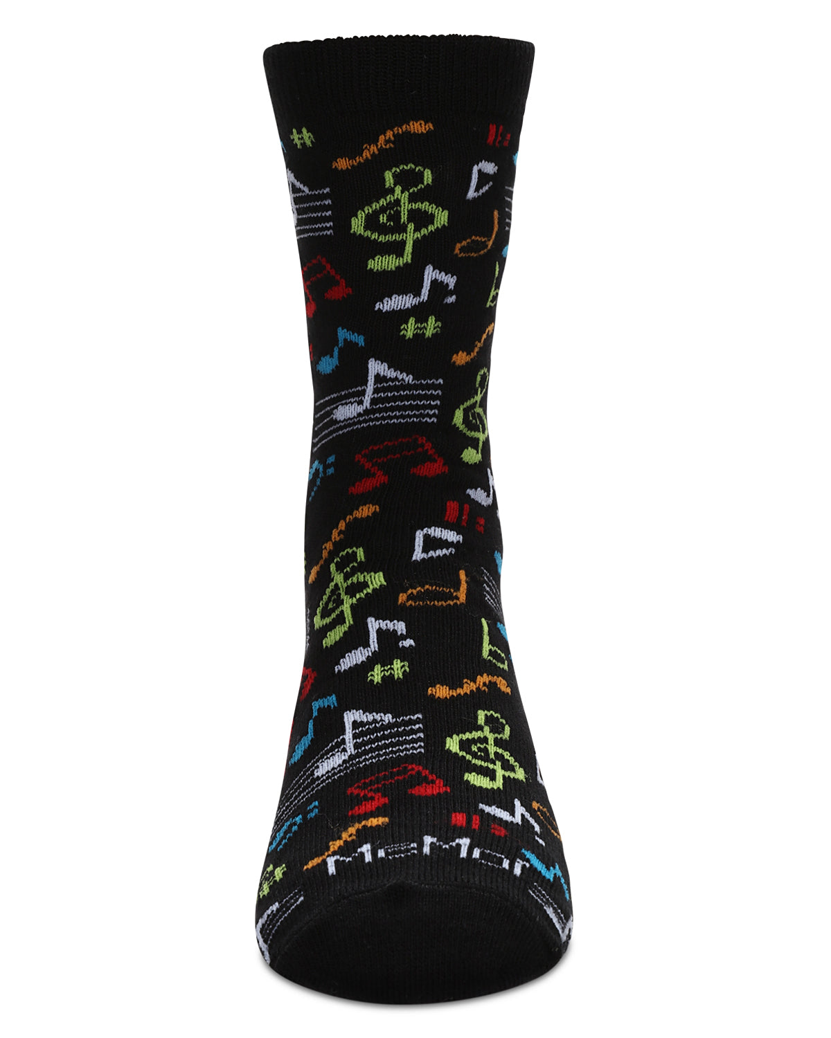 Kids' Musical Notes Bamboo Crew Socks
